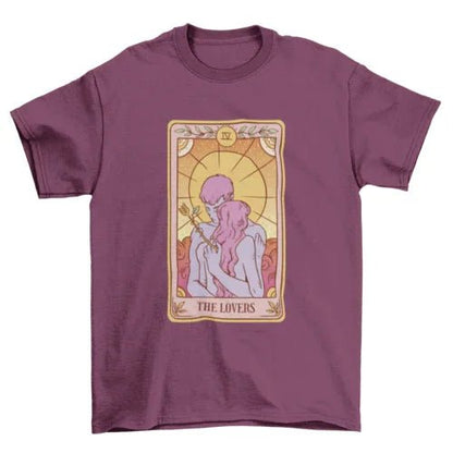 The Lovers Tarot Card Tee - minbolu -
