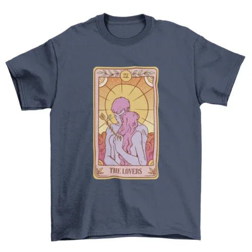 The Lovers Tarot Card Tee - minbolu -