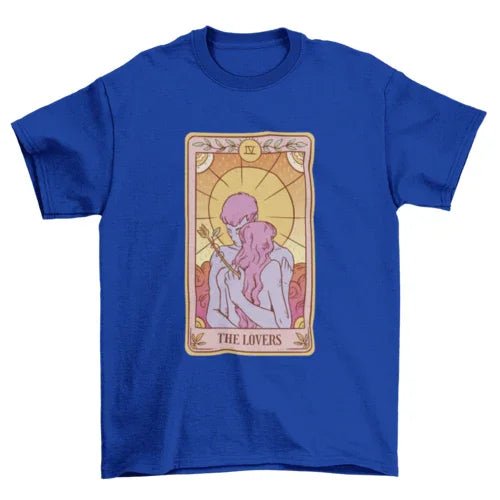 The Lovers Tarot Card Tee - minbolu -