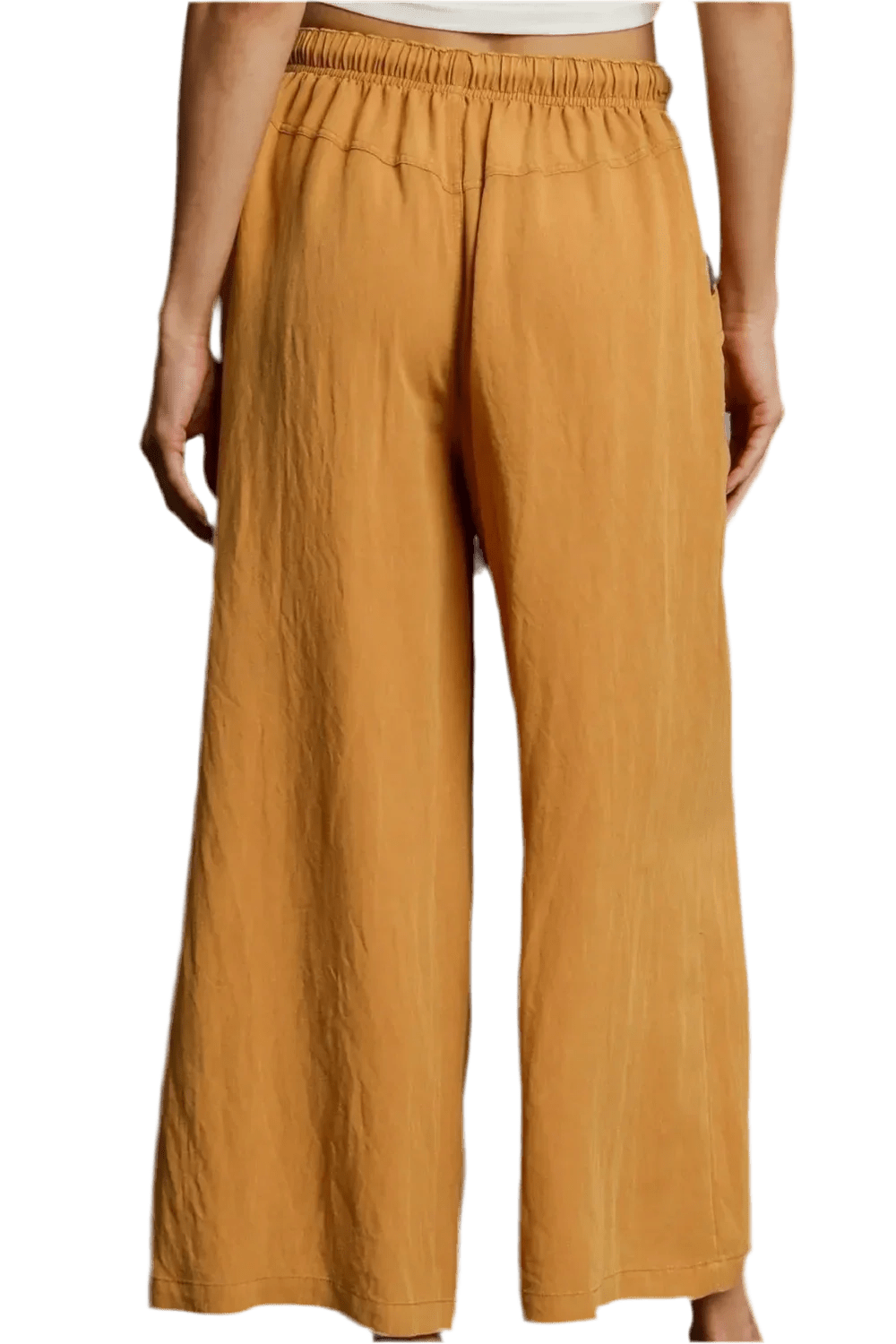 Umgee Wide Leg Rope Drawstring Pants | Plus Size - minbolu