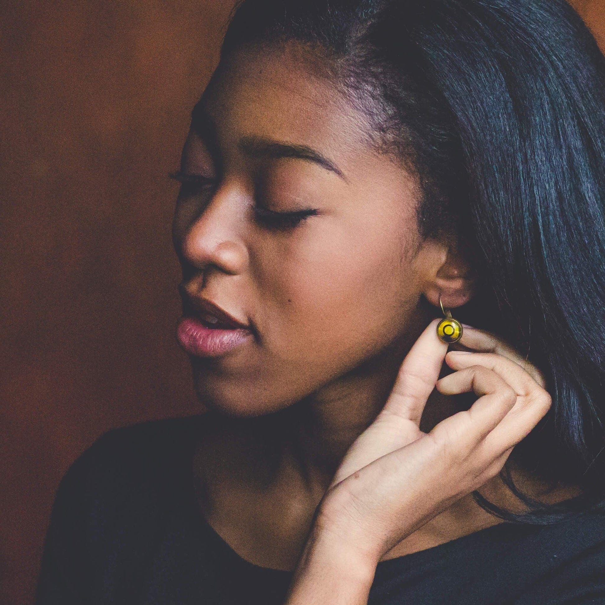 Voyager Golden Record Earrings - minbolu -