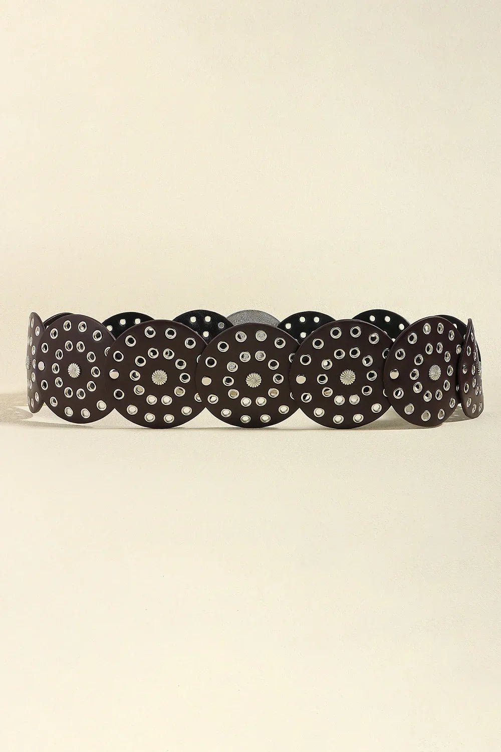 Vintage PU Leather Wide Belt - Trendy Accessory - minbolu
