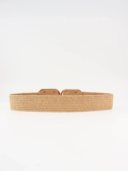 Wide Braid Belt - Stylish Polyester Belt - minbolu