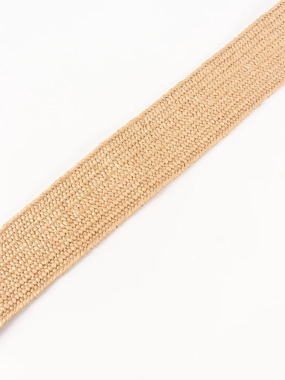 Wide Braid Belt - Stylish Polyester Belt - minbolu