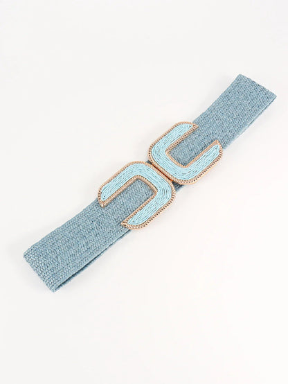 Wide Braid Belt - Stylish Polyester Belt - minbolu