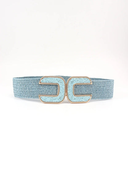 Wide Braid Belt - Stylish Polyester Belt - minbolu