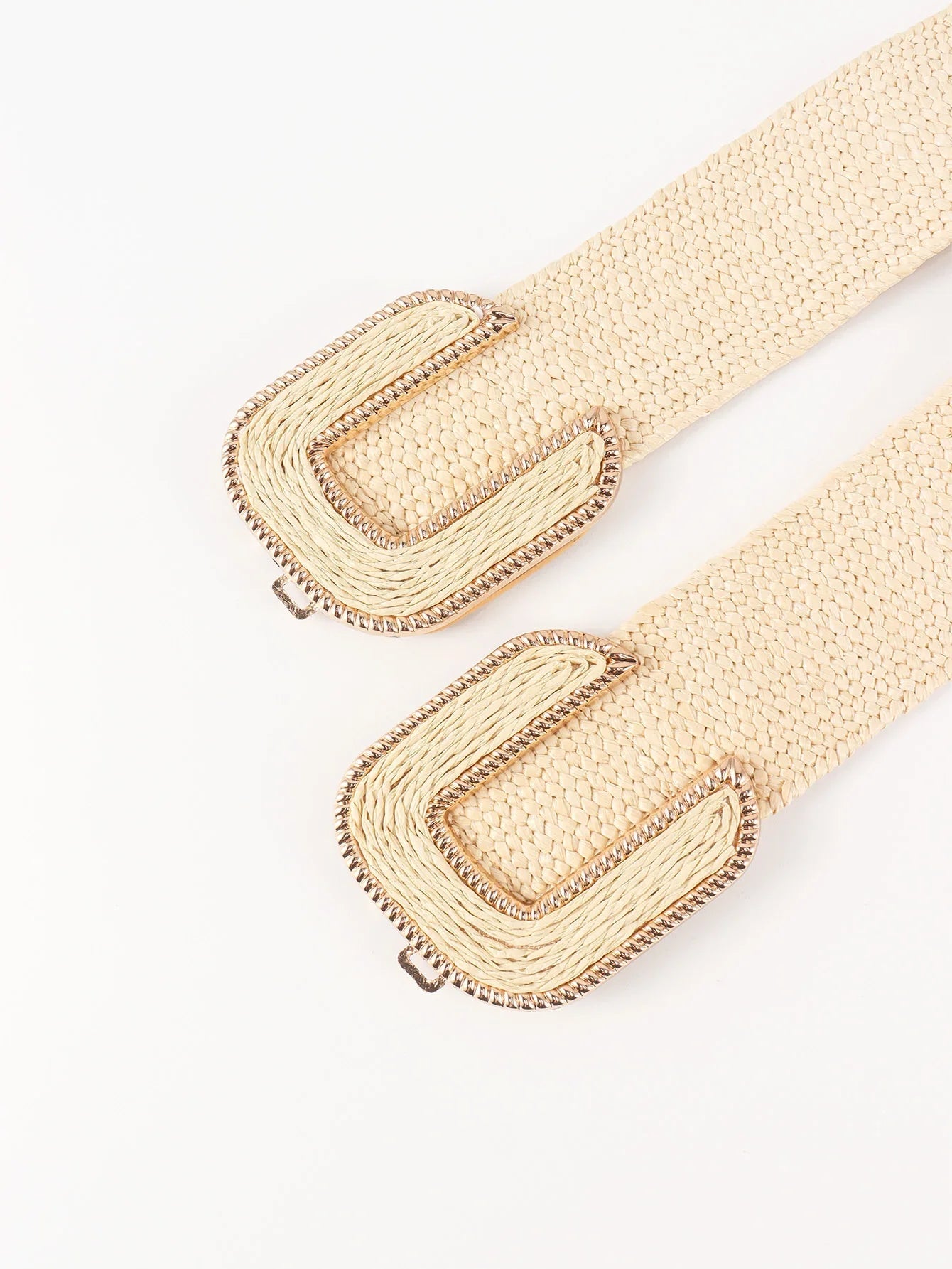 Wide Braid Belt - Stylish Polyester Belt - minbolu