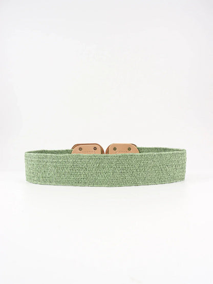 Wide Braid Belt - Stylish Polyester Belt - minbolu