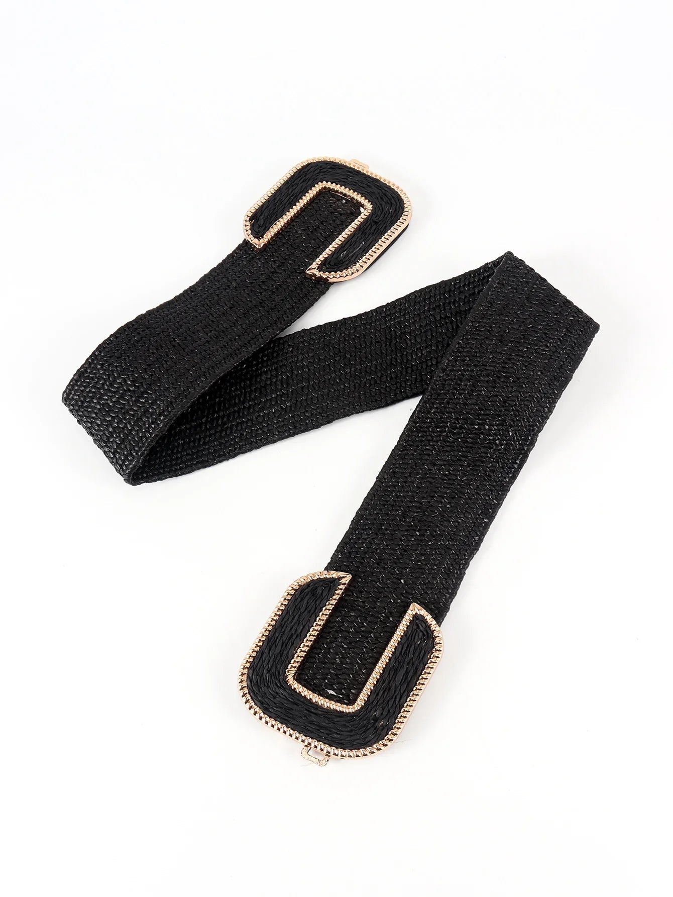 Wide Braid Belt - Stylish Polyester Belt - minbolu