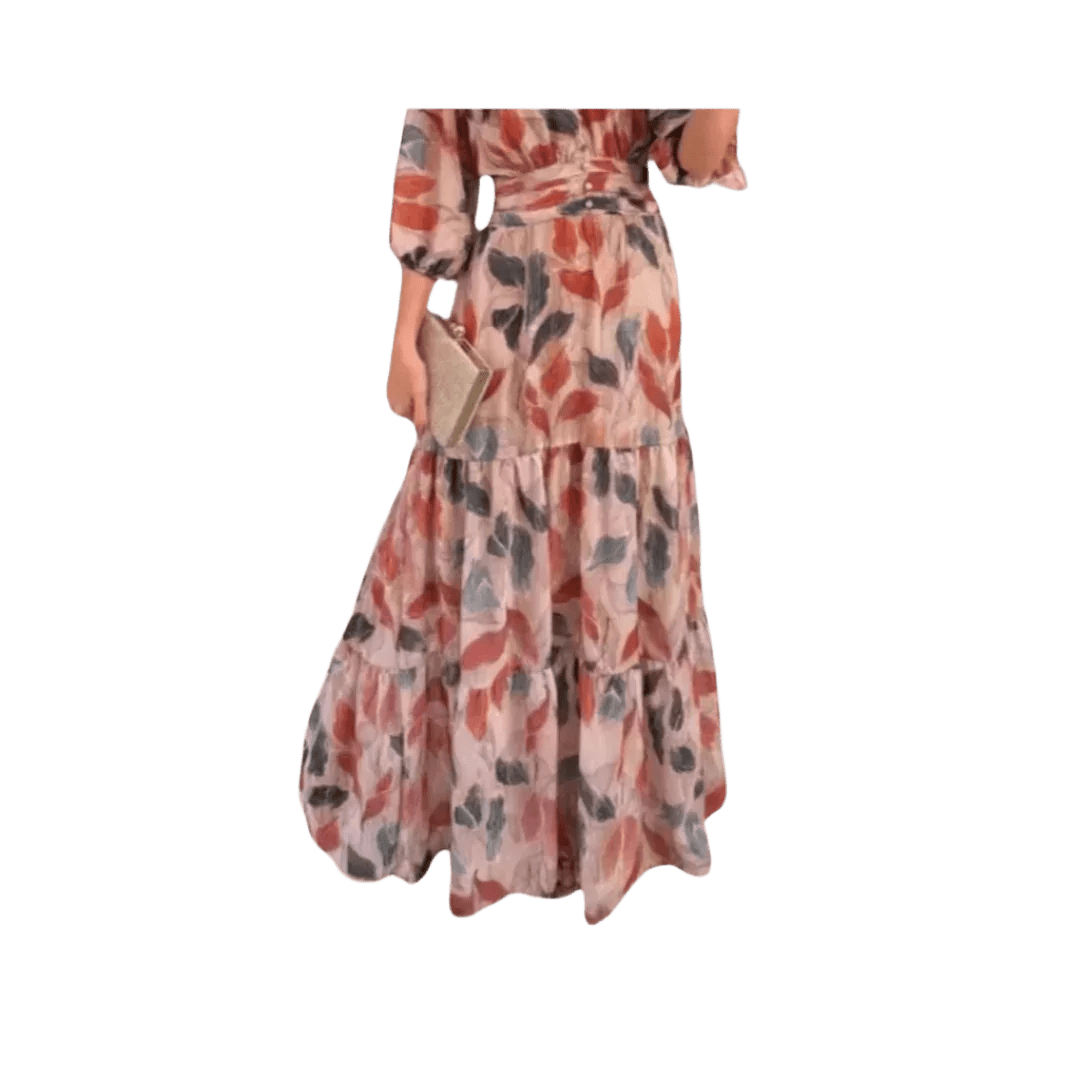 Women's Boho Dinner Dress - minbolu -