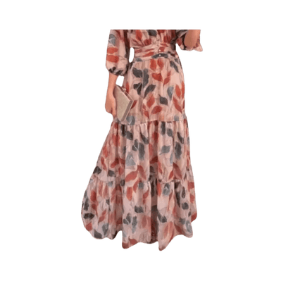 Women's Boho Dinner Dress - minbolu